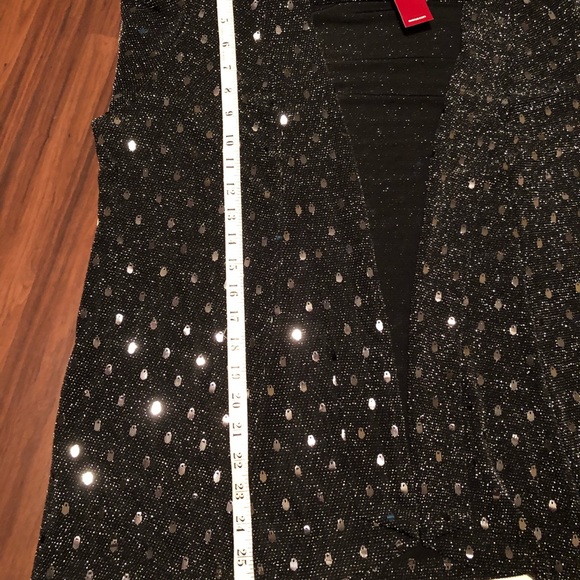 Sequins Open front Cardigan Size 14/16 - Picture 9 of 13